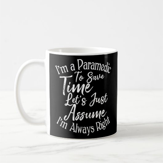 Mug Je suis un paramètre pour gagner du temps Supposon (Gauche)