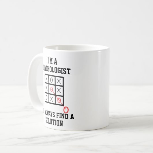 Mug Je Suis Un Pathologue Je Trouve Toujours Une Solut (Devant gauche)