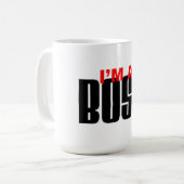 Mug Je suis UN PATRON (Devant gauche)