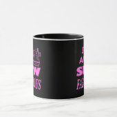 Mug Je Suis Un Peu Fabrique En Noir Et Rose (Centre)