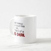 Mug Je suis un peu une affaire (Devant gauche)