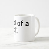 Mug Je suis un peu une grosse boug (Devant droit)