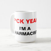Mug Je suis un pharmacien (Devant gauche)