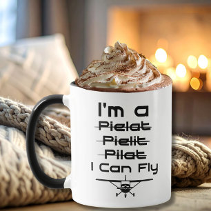 Mug Je Suis Un Pielat Pielit Pilat Je Peux Voler Pilot