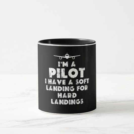 Mug Je suis un pilote amusant (Centre)