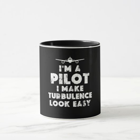 Mug Je suis un pilote amusant (Centre)