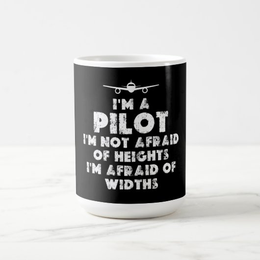 Mug Je suis un pilote amusant (Centre)