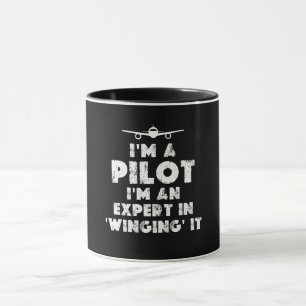 Mug Je suis un pilote amusant