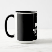 Mug Je suis un pilote amusant | café et aventure (Gauche)