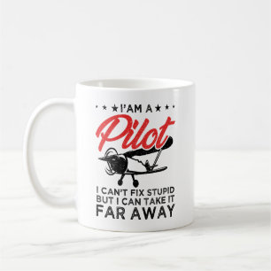 Mug Je suis un pilote que je ne peux pas réparer un pi