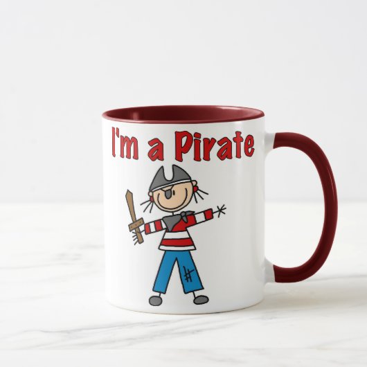 Mug Je suis un pirate (Droite)
