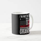 Mug Je Suis Un Pompier Retraité Grand-Père Fireman Ret (Devant droit)