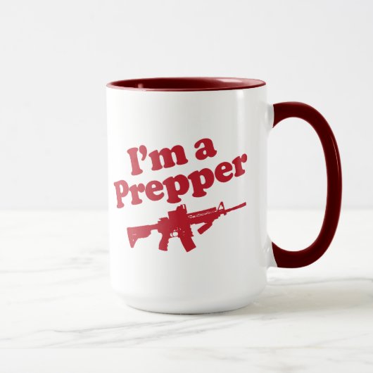 Mug Je suis un Prepper (Droite)