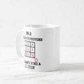 Mug Je suis un prestataire de services de garde d'enfa (Devant gauche)