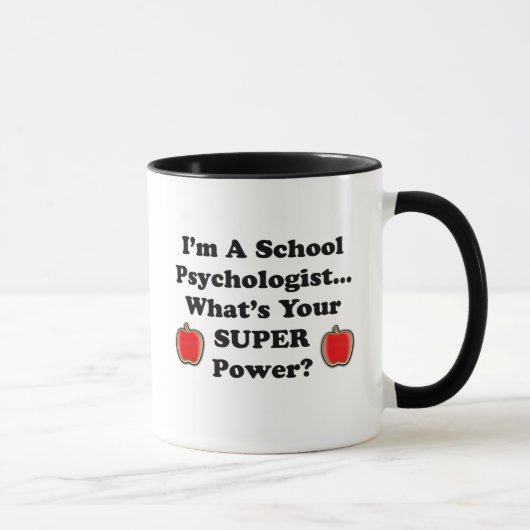 Mug Je suis un psychologue d'école (Droite)