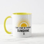 Mug Je suis un Ray of F*cking Sunshine X Funny Sarcast (Gauche)