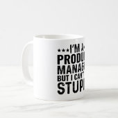 Mug Je suis un responsable de produit mais je ne peux  (Devant gauche)