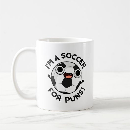 Mug Je suis Un Soccer Pour Puns Drôle Sport Pun (Gauche)