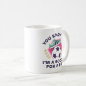 Mug Je suis un soccer pour un jeu de mot (Devant droit)