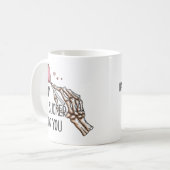 Mug Je suis Un Sucker pour toi Skeleton Main Valentine (Devant gauche)