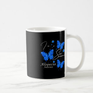 Mug Je suis un survivant Alopecia le papillon de sensi