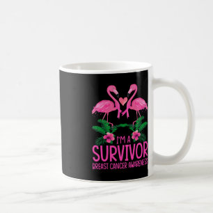 Mug Je suis un survivant Flamant rose de sensibilisati