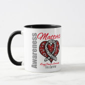 Mug Je suis un survivant - sujets de conscience de (Gauche)