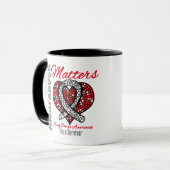 Mug Je suis un survivant - sujets de conscience de (Devant gauche)