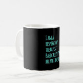 Mug Je suis un thérapeute respiratoire (Devant gauche)