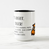 Mug Je suis un tigre. (Centre)