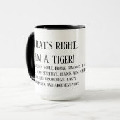 Mug Je suis un tigre. (Devant gauche)