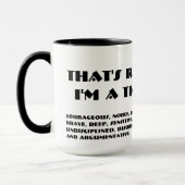 Mug Je suis un tigre. (Gauche)
