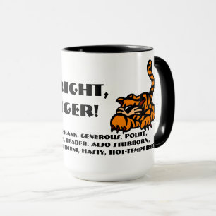 Mug Je suis un tigre.