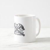 Mug Je Suis Un Toit Toit Toits Toits Hommes Papa Const (Devant droit)