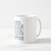 Mug Je suis un Towboater jusqu'à moi meurs (Devant droit)