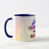 Mug "Je suis un travailleur social" conception populai (Gauche)