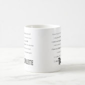 Mug Je suis un Triathlete (Centre)