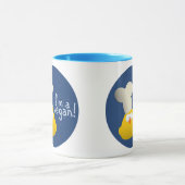 Mug je suis un végétalien (Centre)