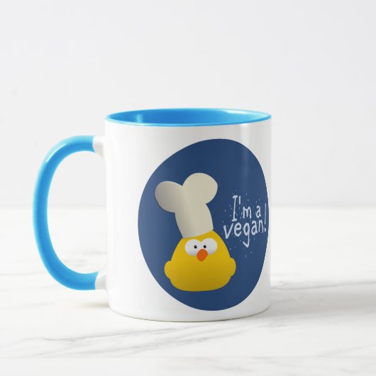 Mug je suis un végétalien (Gauche)