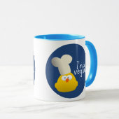 Mug je suis un végétalien (Devant droit)