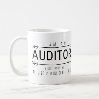Mug Je suis un vérificateur comptable amusant