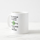 Mug Je suis un Yarnaholic sur la route à la (Devant gauche)