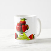 Mug Je suis une amant-tasse de fraise (Devant droit)