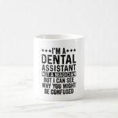 Mug Je suis une assistante dentaire pas un magicien dr (Centre)