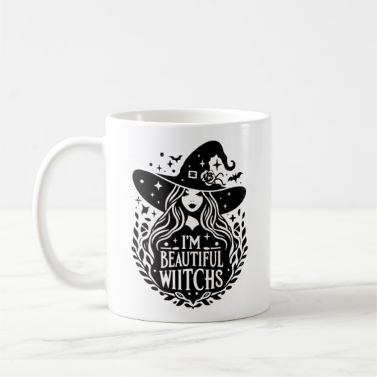 Mug Je suis une belle sorcière (Gauche)