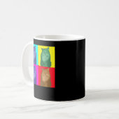 Mug Je suis une chemise de chat - T-shirt de chat noir (Devant gauche)