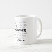 Mug Je suis une citation chrétienne (Devant droit)