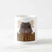 Mug Je suis une dame folle de rat (Centre)