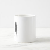 Mug je suis une femme forte parce qu'une femme forte a (Centre)