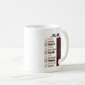 Mug Je Suis Une Femme Noire Éduquée Melanin Histoire N (Devant droit)